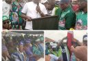 Akeem Olatunji Officially Receives PDP Flag As Chairmanship Candidate In Oluyole Ahead April Poll