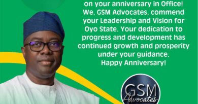 Six Years of Strategic Leadership: Oyo Governor, Seyi Makinde Ticks All Boxes, Says GSM Advocates