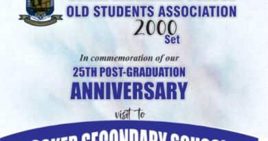 Transforming Amenities in public Schools is Achievable with Alumni Support, President Coker Secondary Sch 1999/2000 Set says