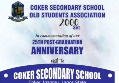 Transforming Amenities in public Schools is Achievable with Alumni Support, President Coker Secondary Sch 1999/2000 Set says