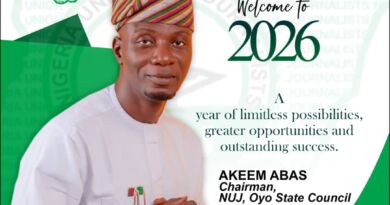 New Year: Oyo NUJ Reaffirms Commitment to Members Welfare, Ethical Journalism