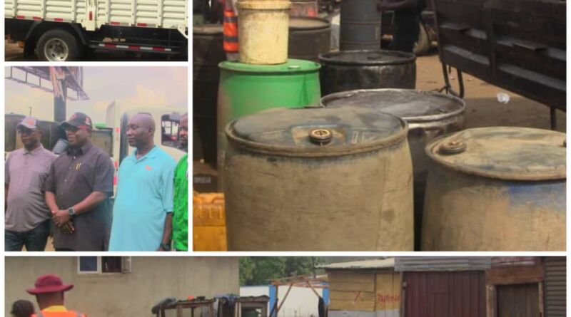 Oyo Govt, Security Agencies Clamp Down on Illegal Fuel Trading Along Lagos–Ibadan Expressway