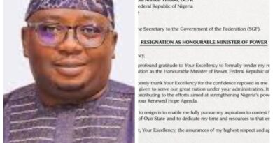 Adelabu Resigns as Nigeria’s Minister of Power to Pursue Oyo Governorship Bid