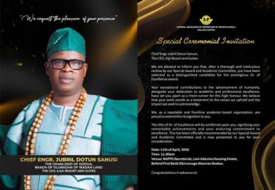 Private School Owners Set to Confer “Doctor of Excellence” Award on Jubril Dotun Sanusi Private School Owners Set to Confer “Doctor of Excellence” Award on Jubril Dotun Sanusi