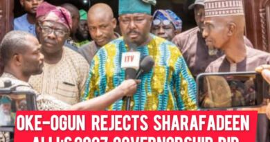 Òkèògùn Rejects Sharafadeen Alli’s 2027 Governorship Bid