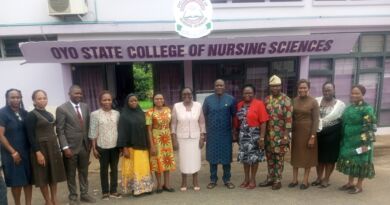 Oyo College of Nursing Hosts Lagos Counterpart Team for Benchmarking Exercise
