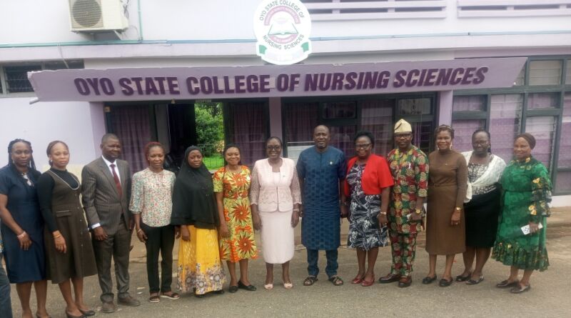Oyo College of Nursing Hosts Lagos Counterpart Team for Benchmarking Exercise