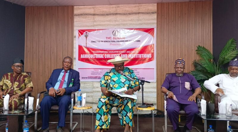 Sharafadeen Alli Seeks Stronger Agricultural Legislation at Ibadan National Summit