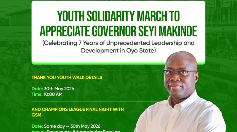 Oyo Youths Set for Solidarity Walk, Champions League Final Night with GSM