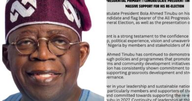 APC Presidential Primary: Jubril Dotun Sanusi Congratulates Tinubu, Calls For Support For Re-election