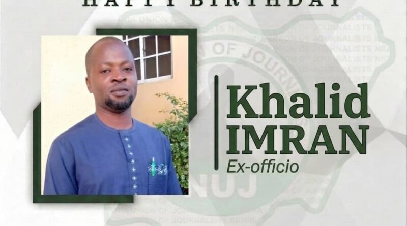 NUJ Oyo Felicitates Ex-Officio Member Khalid Imran