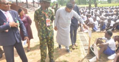 FCC Commissioner Aleshinloye Expresses Concern Over Low Turn-out Of Shortlisted Applicants For Nigerian Army Recruitment Screening