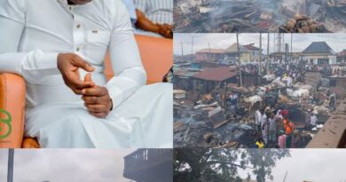 Okanlomo Oodua, Chief Jubril Dotun Sanusi Donates ₦10 Million to Bode Market Fire Victims