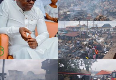 Okanlomo Oodua, Chief Jubril Dotun Sanusi Donates ₦10 Million to Bode Market Fire Victims