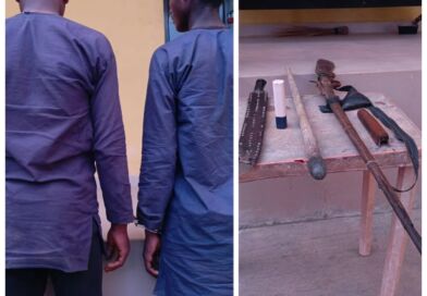 Oyo State Police Arrest Two Suspected Highway Robbers, Recover Firearm in Afijio Oyo State Police Arrest Two Suspected Highway Robbers, Recover Firearm in Afijio