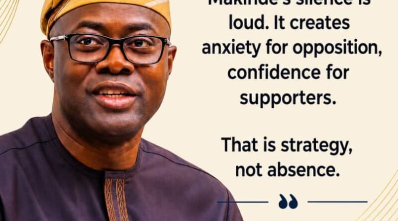 In Season of Noise, Makinde Chooses Results Over Rhetoric – GSM Advocates In Season of Noise, Makinde Chooses Results Over Rhetoric – GSM Advocates