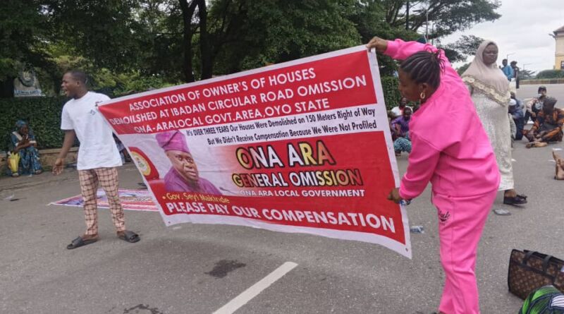 Circular Road Demolition: Ona-Ara Demolition Victims Appeal to Makinde for Prompt Compensation