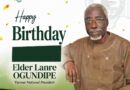 Oyo NUJ Congratulates Former National President, Elder Lanre Ogundipe on His Birthday