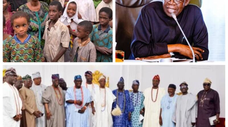Ibadan Monarchs, Chiefs, Baales, Mogajis, hails Tinubu, security agencies over rescue of abducted pupils, teachers in Oriire Ibadan Monarchs, Chiefs, Baales, Mogajis, hails Tinubu, security agencies over rescue of abducted pupils, teachers in Oriire