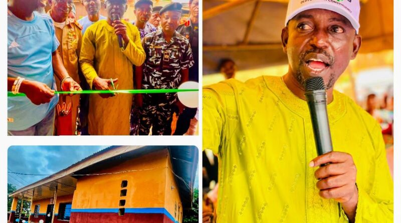 Olatunji commissions Oluyole’s Nigerian Forest Security Post barely a week after NUT CICS Housing Estate Olatunji commissions Oluyole’s Nigerian Forest Security Post barely a week after NUT CICS Housing Estate