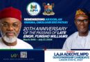 APM Lagos Gubernatorial Candidate Pays Tribute to Late Funsho Williams on 20th Anniversary