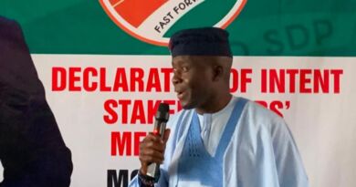Oyo SDP Candidate Agboola Calls for Shift from ‘Stomach Infrastructure’ to Systemic Governance