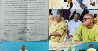 Tijaniyat Group Declares Support for Tinubu, Alli, Other APC Candidates, Visits Jubril Dotun Sanusi at Ilaji