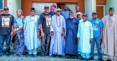Makinde, APM Leadership Pay Courtesy Visit To Chief Olu Falae After South-West Town Hall In Akure