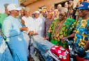 Olatunji Donates Motorcycle to Ayegun Community in Oluyole LG to Boost Security Operations