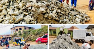 Olatunji Flaws Sadipe Over Road Rehabilitation Project, Commences Ayegun-Olomi Potholes Filling Olatunji Flaws Sadipe Over Road Rehabilitation Project, Commences Ayegun-Olomi Potholes Filling