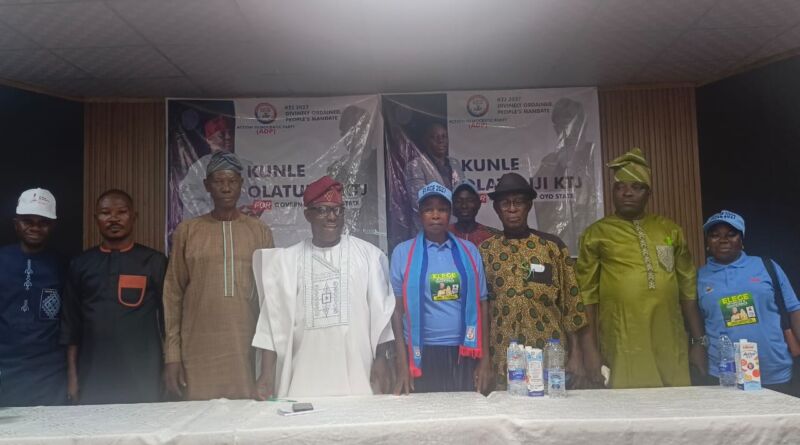 Oyo 2027: I’ll Defeat APC, APM Without Buying Crowd – ADP Guber-Candidate Oyo 2027: I’ll Defeat APC, APM Without Buying Crowd – ADP Guber-Candidate